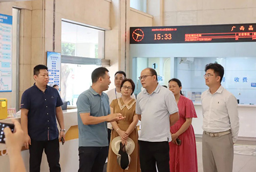 南宁市青秀区退役军人事务局领导一行莅临我院调研指导